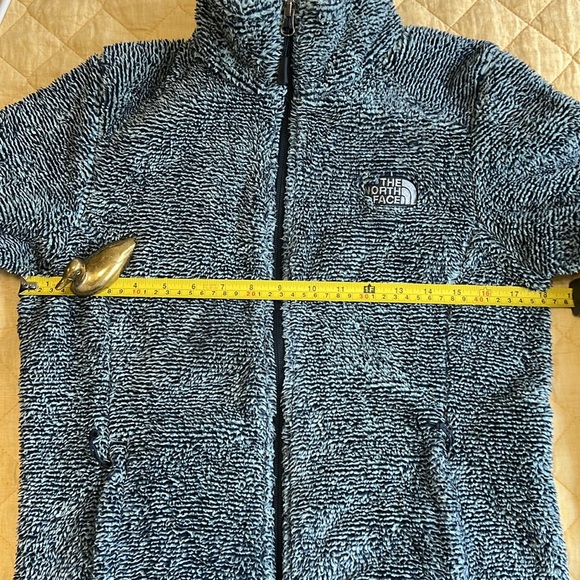 The North Face Womens Full Zip Shady Blue Marled Sherpa Fleece Jacket Size S - Picture 7 of 8